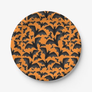 Halloweenvampire-Schläger-PapierTeller Pappteller