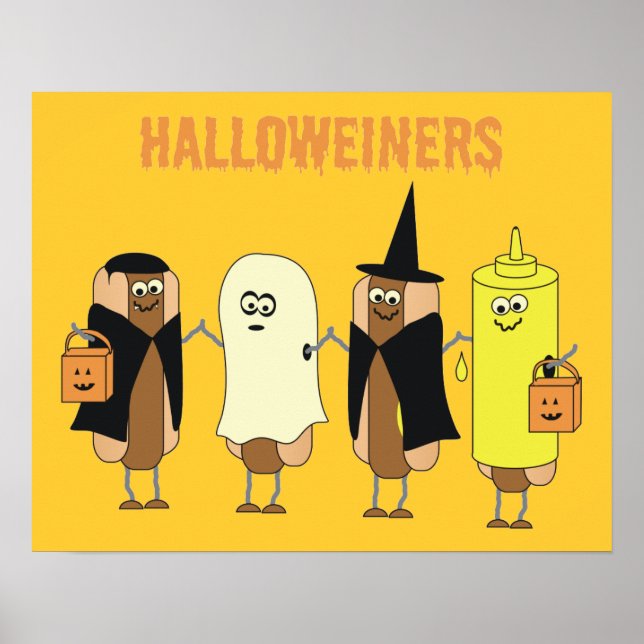 Halloweiners Poster (Vorne)