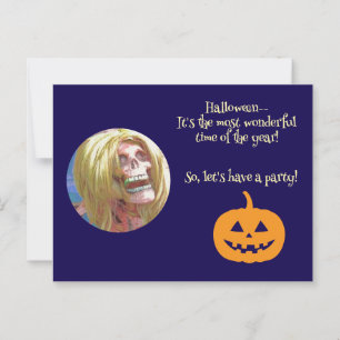 HALLOWEN, ES IST DIE WUNDERSCHÖNSTE ZEIT DES JAHRE POSTKARTE