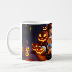 Hallowen Ghosted Fantasie Dinosaurier. Tasse