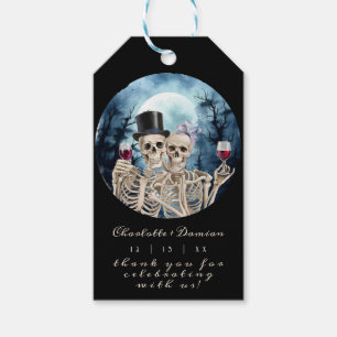 Hallowen Gothic Skulls Tarot The Lovers Wedding Geschenkanhänger