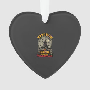 Hallowen Spukhaus Grabstein Bereit Ornament