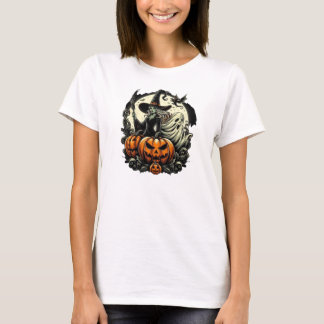 Hallowen Witch Design T-Shirt