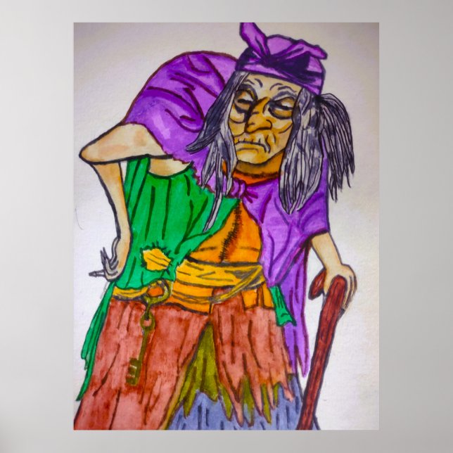HALLOWEWECH WITCH MIT ATTITUDE POSTER (Vorne)