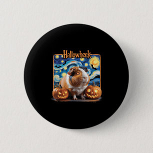 Hallowheek Guinea G Halloween Kunst Button