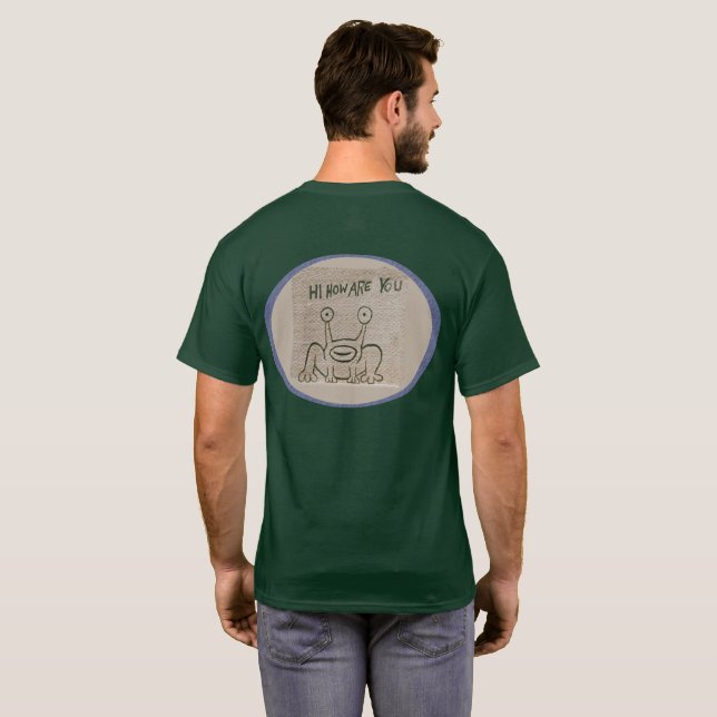 HalloWieGehts T-Shirt (Schwarz voll)