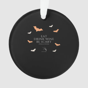 Hallowine Halloween Zitat Iss Trinke Ornament