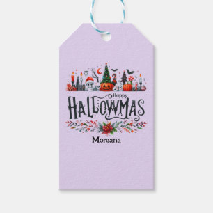 Hallowmas-Geschenk-Tags Halloween Weihnachten Mash Geschenkanhänger