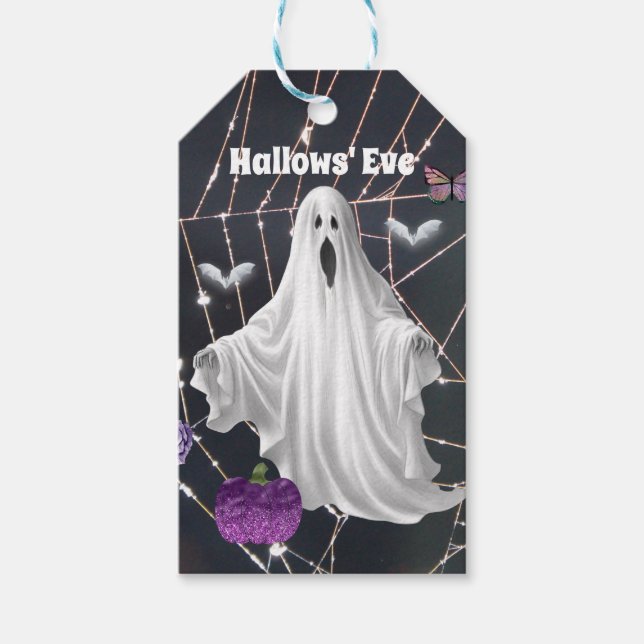 Hallows' Eve Ghost Geschenkanhänger (Vorderseite)