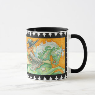 HALLOWS EVE WITCH UND HORSE COMBO TASSE Mirror Ima