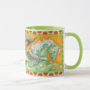 HALLOWS EVE WITCH UND PORSE COMBO TASSE Green Oran