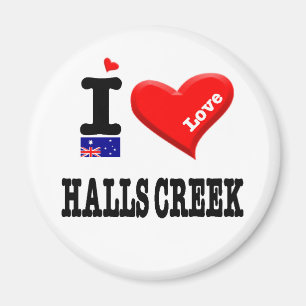 HALLS CREEK - I Liebe Magnet