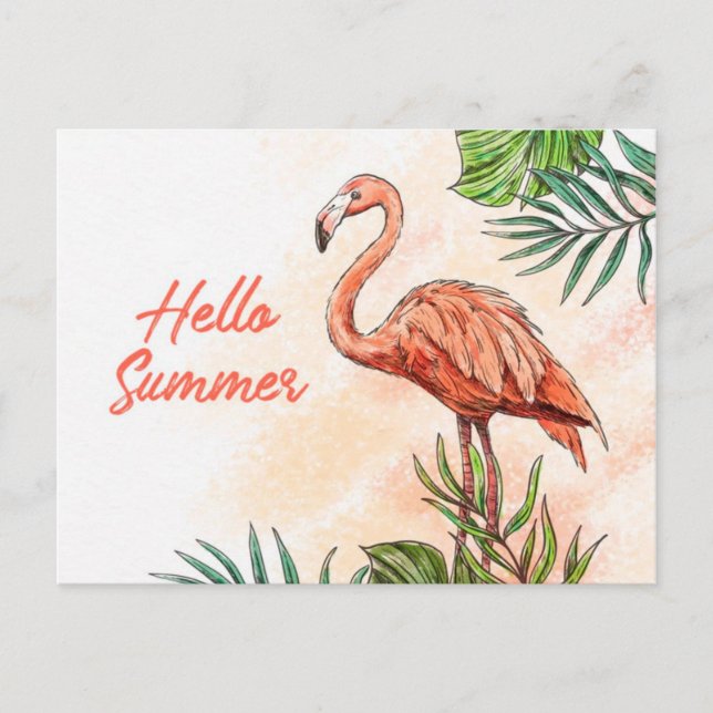 Hallsommer Postkarte (Vorderseite)