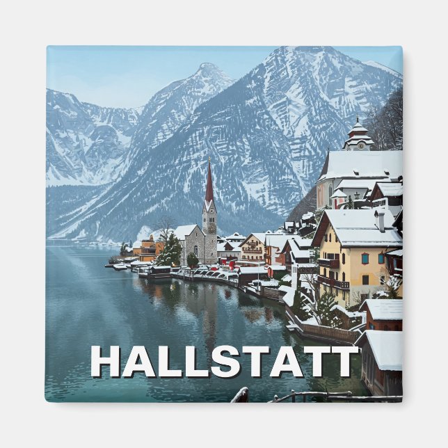 Hallstatt Austria Travel Magnet (Vorne)