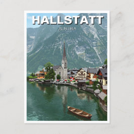 Hallstatt Austria Travel Postkarte