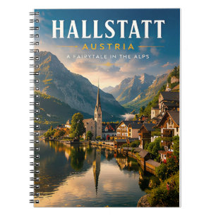 🏔️ Hallstatt Österreich Alpendorf Notizblock