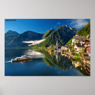 Hallstatt Österreich Poster