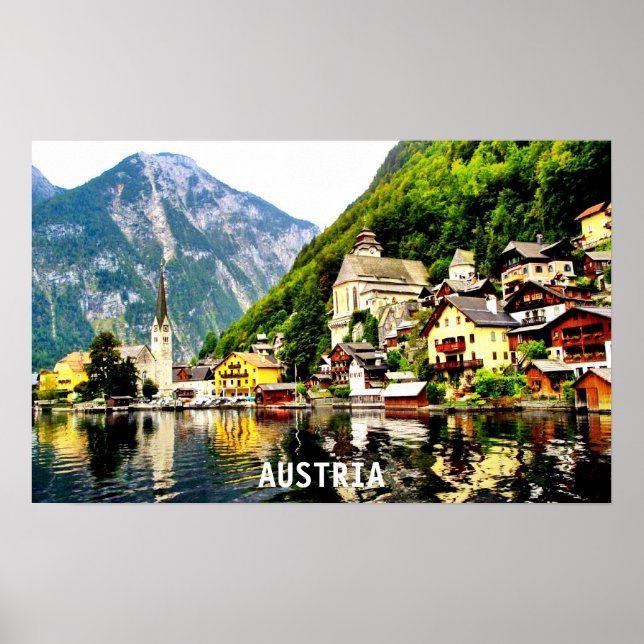 HALLSTATT, ÖSTERREICH POSTER (Vorne)
