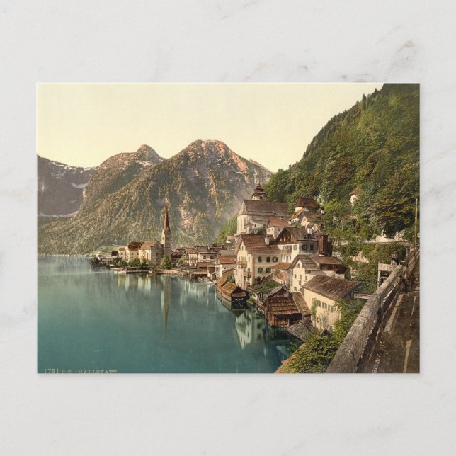 Hallstatt Österreich Postkarte (Vorderseite)
