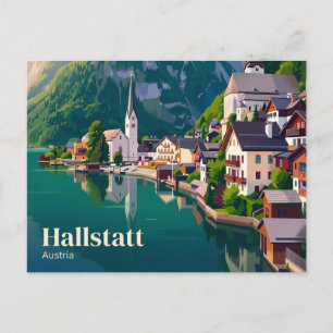 Hallstatt Österreich Postkarte