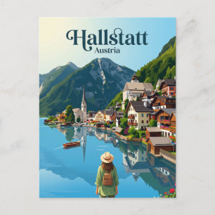 Hallstatt Österreich Postkarte