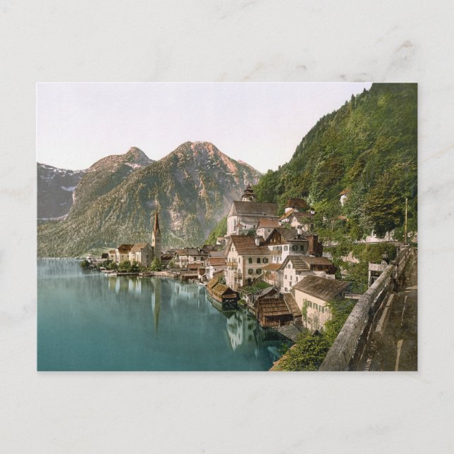 Hallstatt Österreich Postkarte (Vorderseite)