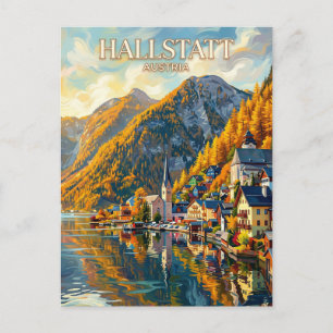 Hallstatt Österreich Postkarte