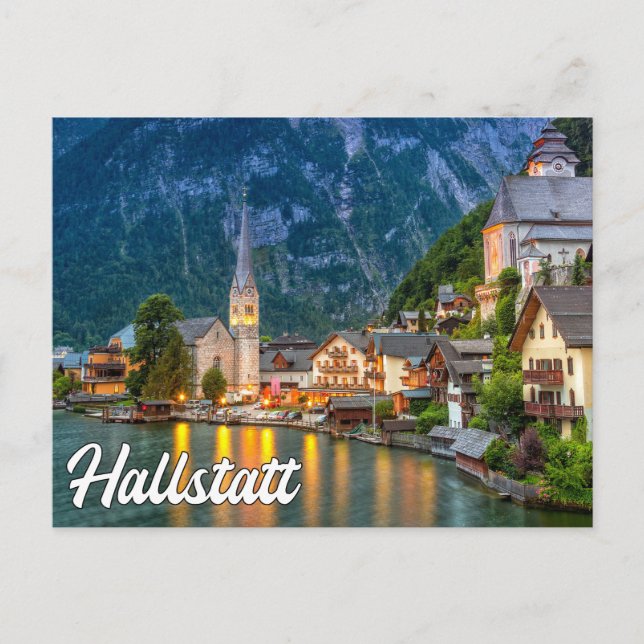 Hallstatt, Österreich Postkarte (Vorderseite)