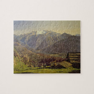Hallstatter-Sehen Sie (Öl auf Leinwand) Puzzle
