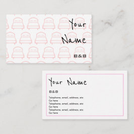 "Hallt" B&B Visitenkarten wider Visitenkarte