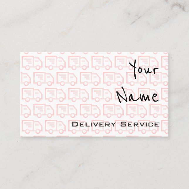 "Hallt" Lieferungs-Visitenkarten wider Visitenkarte (Vorderseite)