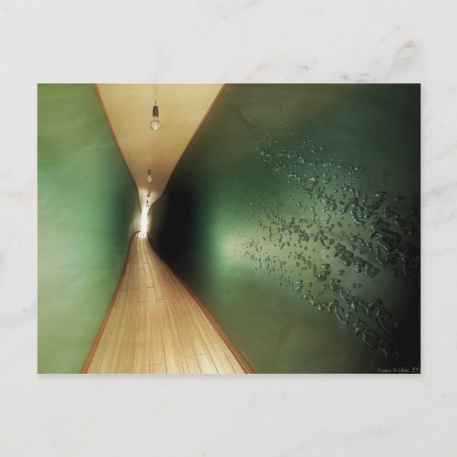 Hallway Postkarte (Vorderseite)