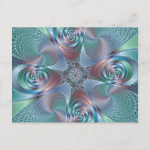 Halo - Fraktal Postkarte