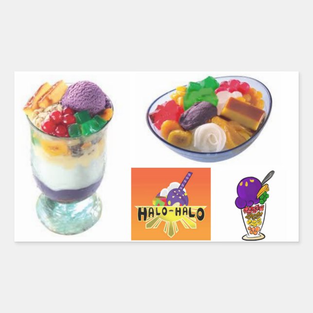Halo Halo Stickers (Vorderseite)