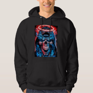 Halo Schädel Drip Hoodie