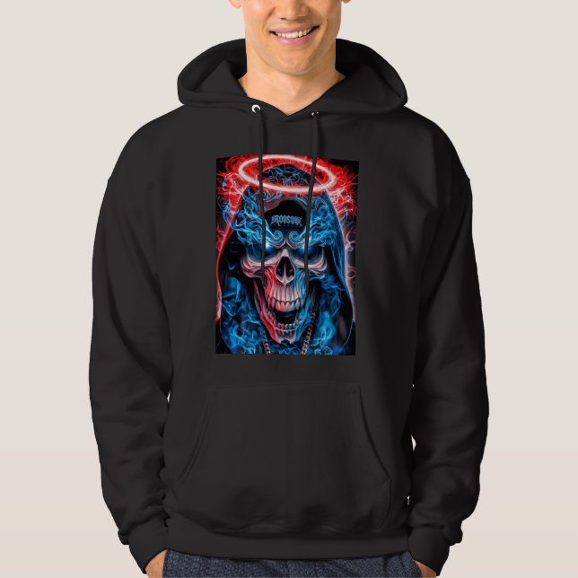 ​Halo Skull Drip Hoodie (Vorderseite)