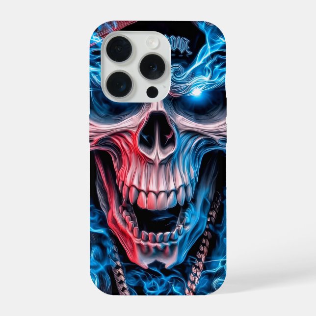​Halo Skull Drip iPhone Hülle (Rückseite)