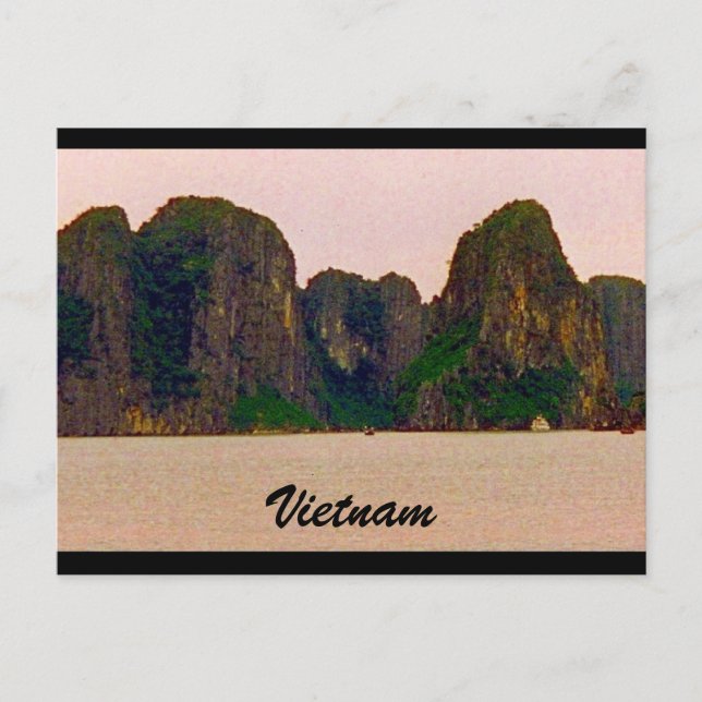 Halong Postkarte (Vorderseite)