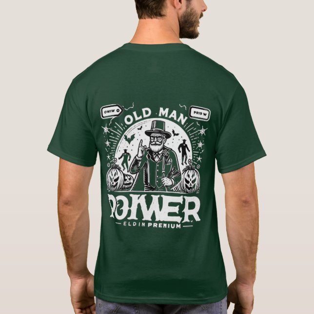 Haloween alter Power T - Shirt (Rückseite)