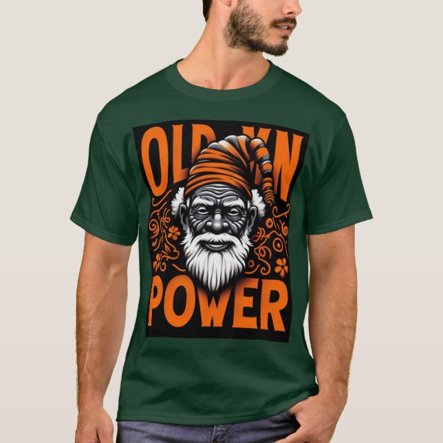 Haloween alter Power T - Shirt (Vorderseite)