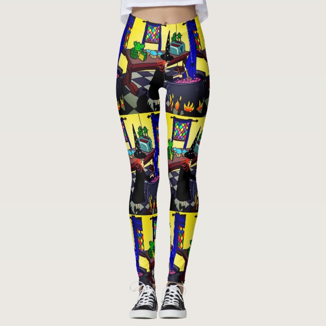 HaLowEEn-Leggings von dalDesignNZ Leggings (Vorderseite)