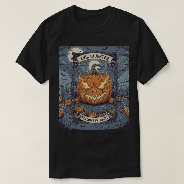 Haloween Pumpkin T-Shirt (Design vorne)