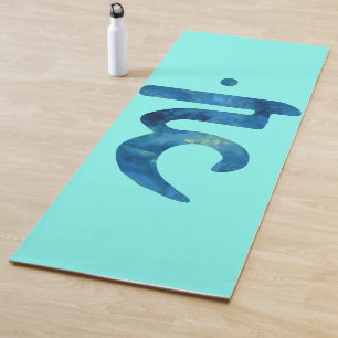Hals-Chakra-Heilung Yogamatte