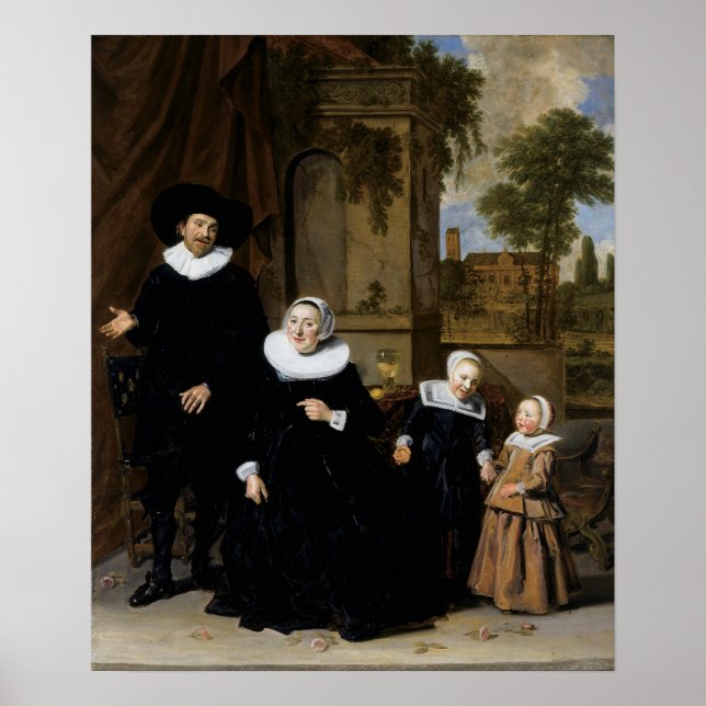 Hals - Portrait einer niederländischen Familie Poster (Vorne)