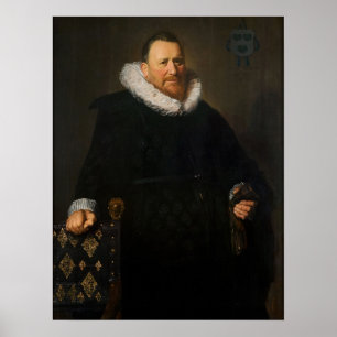 Hals - Portrait eines Mannes Poster