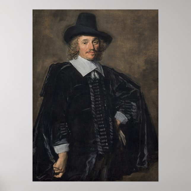 Hals - Portrait eines Mannes Poster (Vorne)