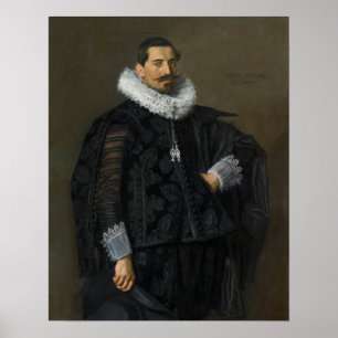 Hals - Portrait von Jacob Olycan Mauritshuis Poster