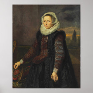 Hals - Porträt einer Dame Poster