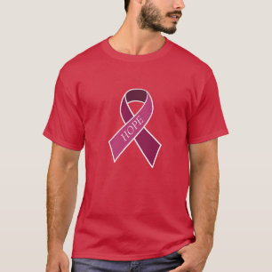 Hals- und Kopfkrebs-Bewusstseins-Schleifen-Shirt T-Shirt