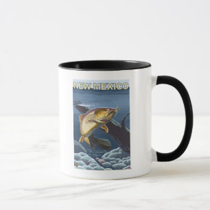Halsabschneiderische Forelle FishingNew Mexiko Tasse